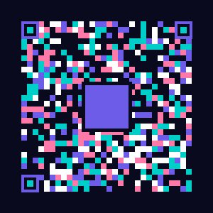 黄色仓库商务二维码